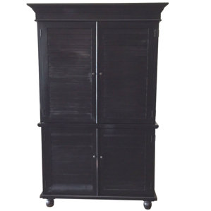 Louvered Armoire by D-Art Collection