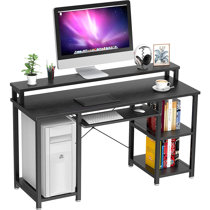 Computer Desk Laptop Study Table Office Desk W/ Pullout Keyboard Tray Desktop LY 