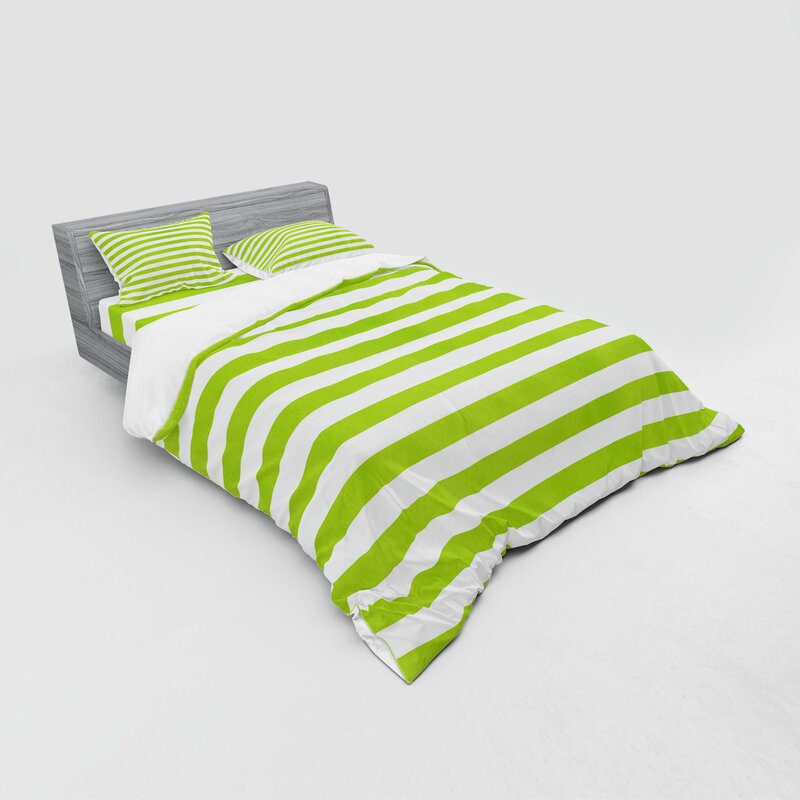 East Urban Home Lime Duvet Cover Set Wayfair