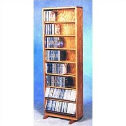 336 CD Dowel Multimedia Storage Rack By Rebrilliant