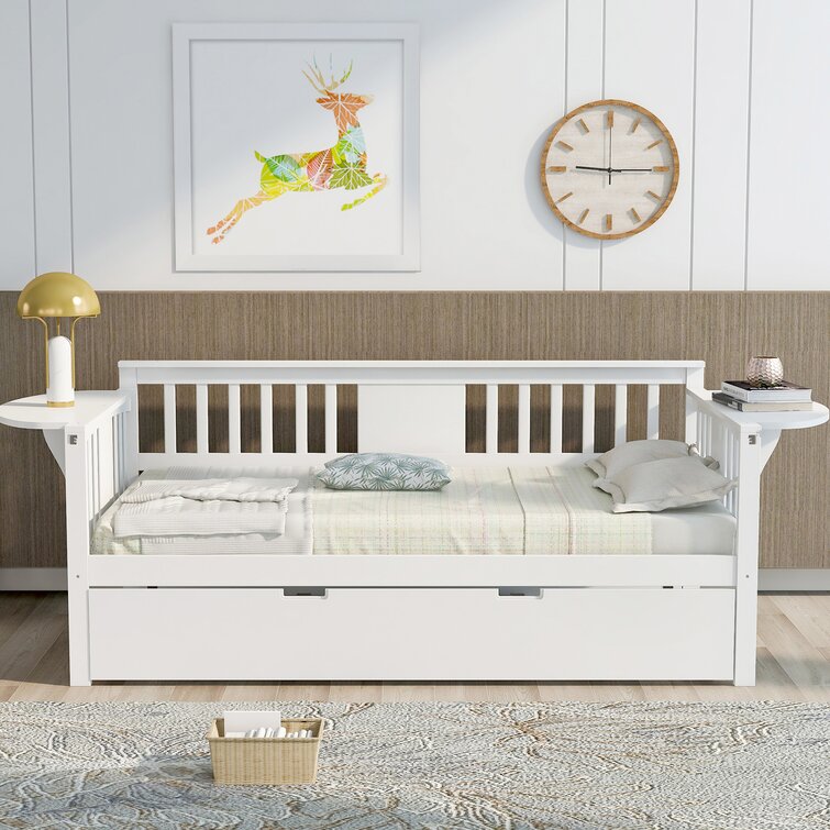 Lark Manor Twin Solid Wood Daybed with Trundle | Wayfair