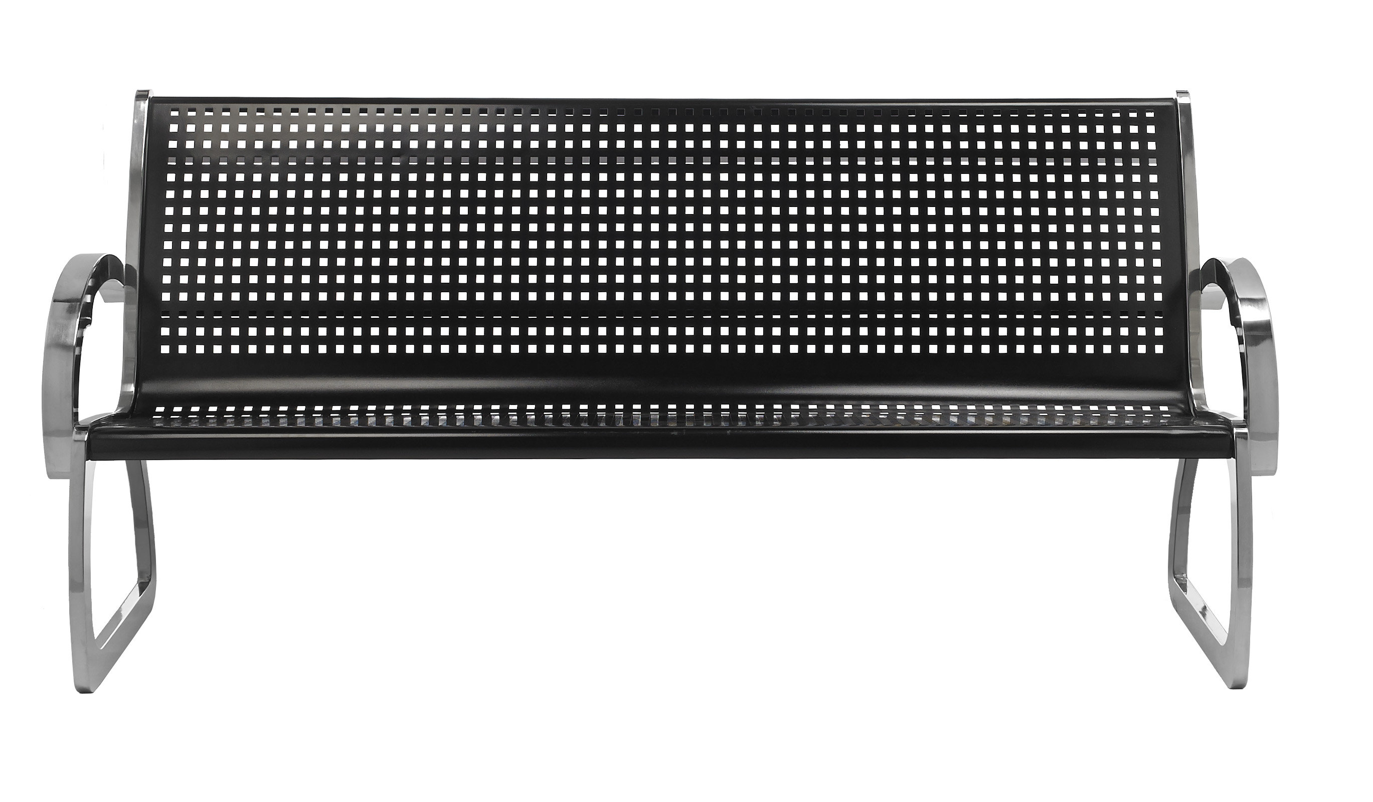 Commercial Zone Skyline ArchTec Stainless Steel Garden Bench & Reviews ...