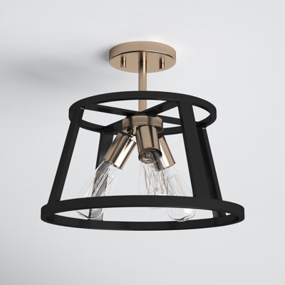 Brielle 3 -Light 14'' Semi Flush Mount