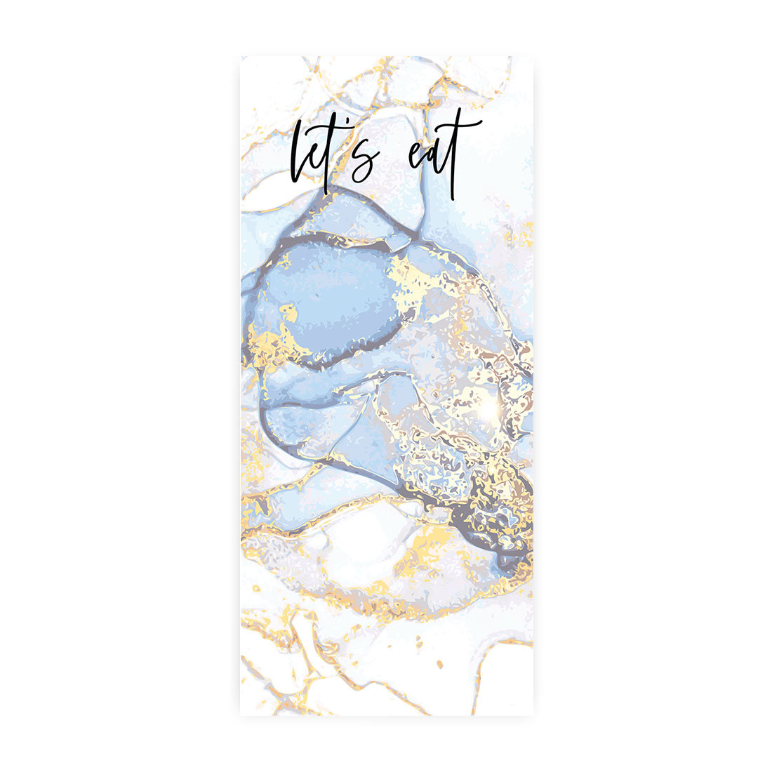 Koyal Wholesale Gold Blue Agate Printable Wedding Paper Menu Cards For ...