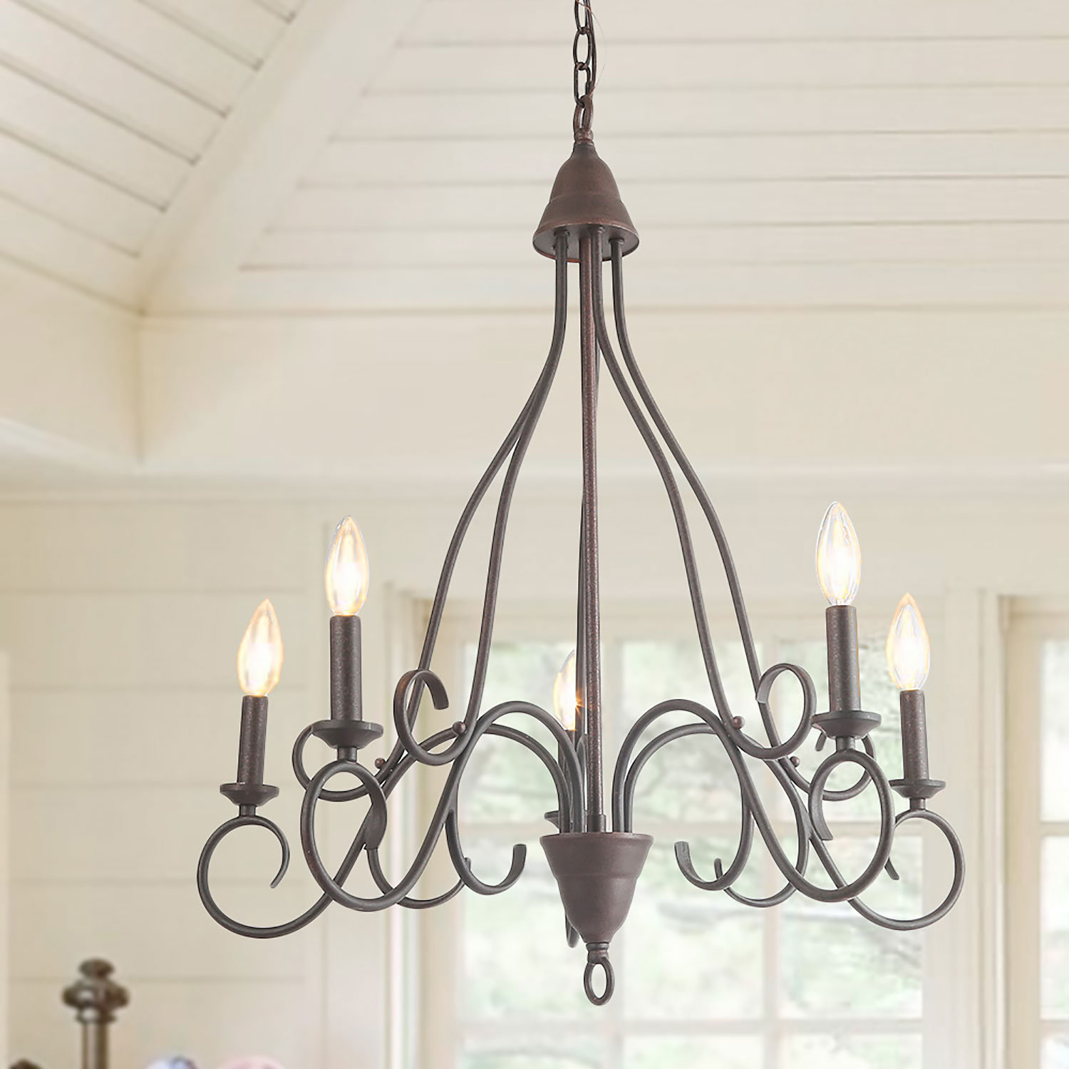 Fleur De Lis Living Conyers 5 Light Candle Style Classic Traditional Chandelier Wayfair