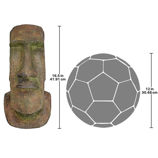 Design Toscano Easter Island Ahu Akivi Moai Monolith Statue Reviews Wayfair