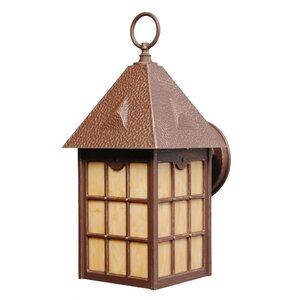 Kiss Series 1-Light Outdoor Wall lantern