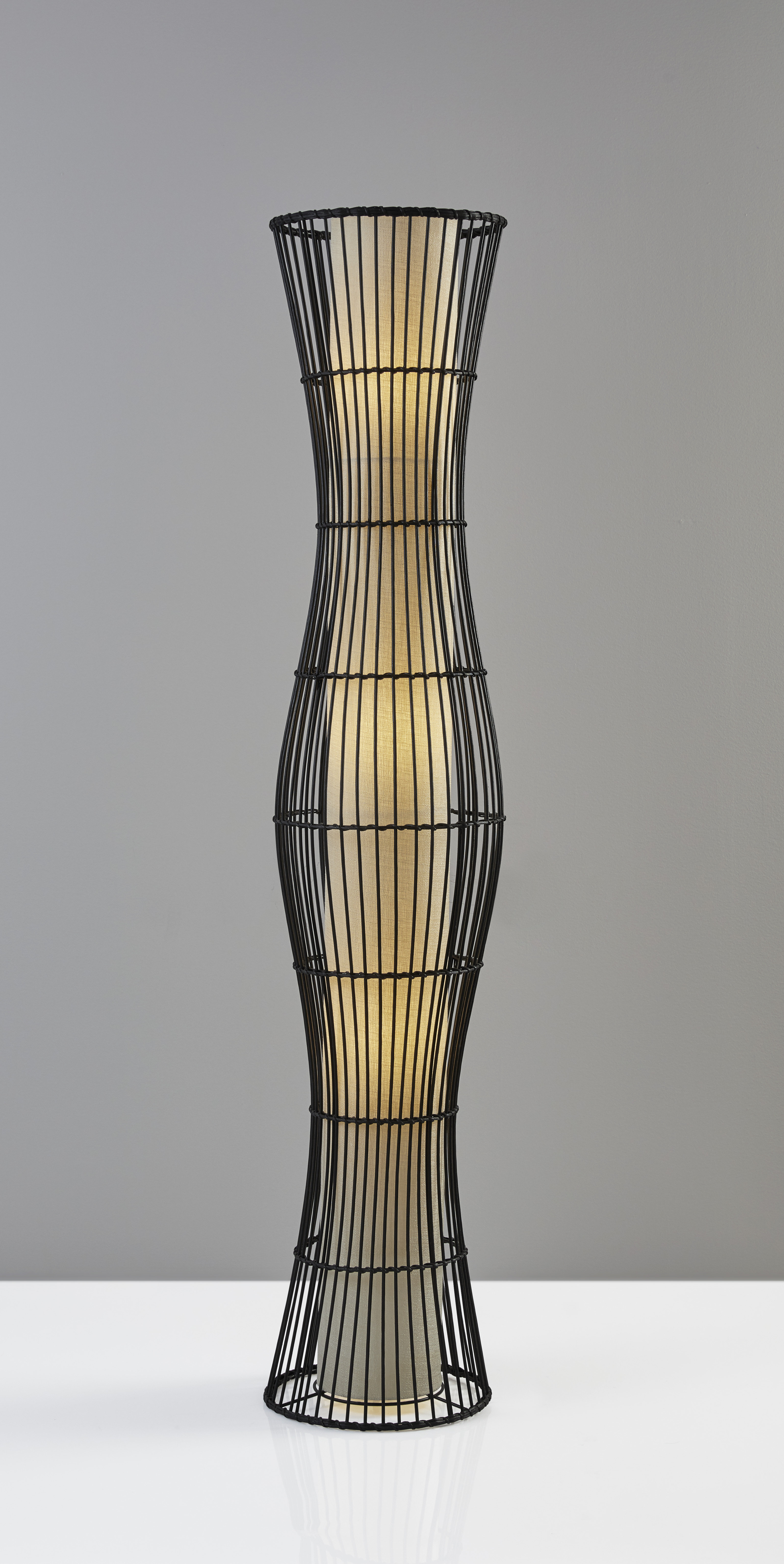 World Menagerie Epworth 56 5 Column Floor Lamp Wayfair
