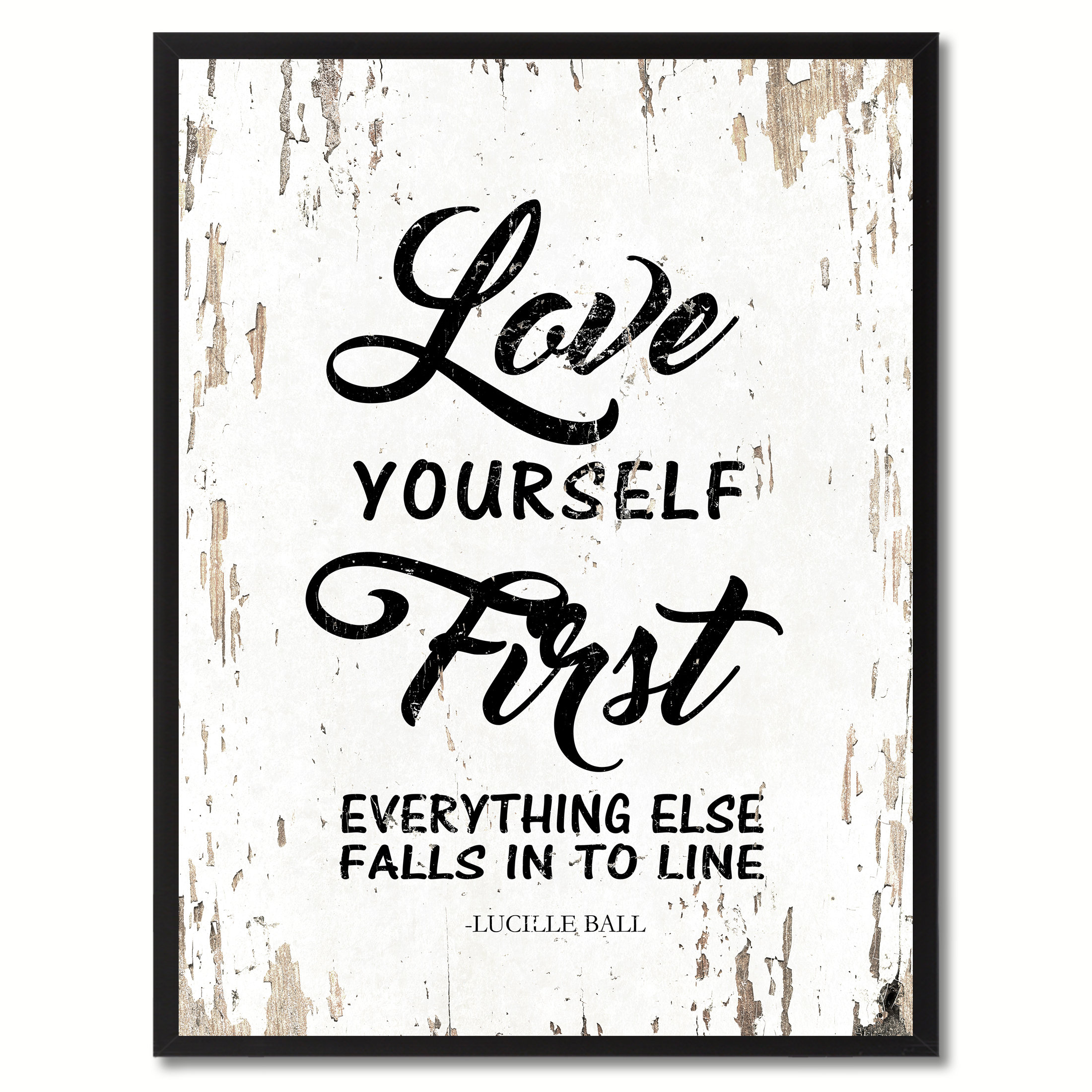 Winston Porter Love Yourself First Everything Else Falls Into Line Lucille Ball Picture Frame Textual Art Print On Canvas Reviews Wayfair Winston Porter Love Yourself First Everything Else Falls Into Line Lucille Ball Picture Frame Textual Art Print On Canvas Reviews Wayfair