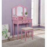 Featured image of post Pink Glass Dressing Table - Check out our pink dressing table selection for the very best in unique or custom, handmade pieces from our bedroom furniture shops.