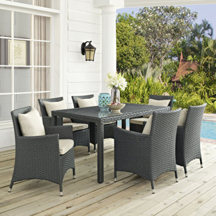Go to store & view more images Tripp 7 Piece Dinning Set with Cushions by Brayden Studio