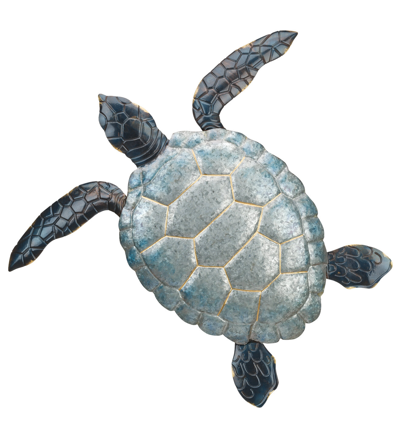 Regal Art Gift Galvanized Sea Turtle Wall Decor Wayfair
