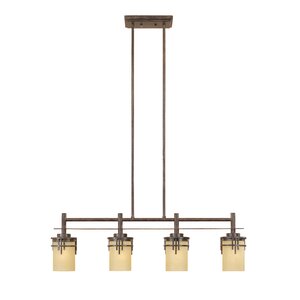 Mission Ridge 4-Light Kitchen Island Pendant