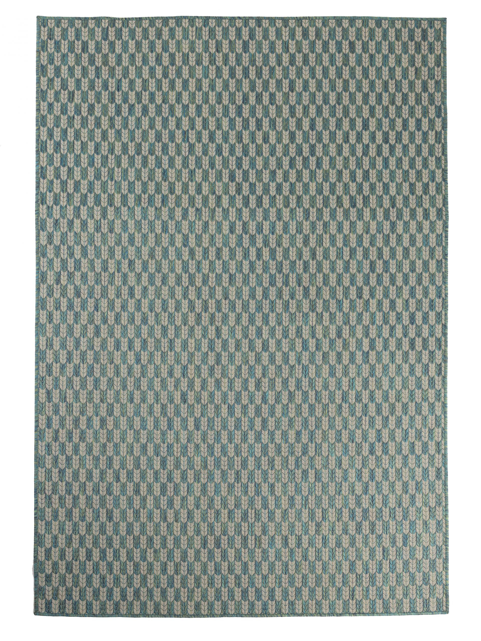 Corrigan Studio® Premium Polypropylene Geometric Pattern Outdoor Rug