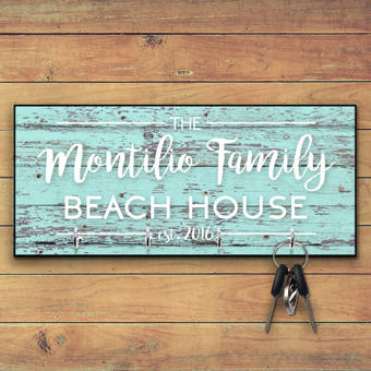 4 Wooden Shoes 11 X 5 X 0 63 Personalized Family Key Hooks Wayfair