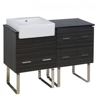 American Imaginations Xena 37 Modern Wall Mount Vanity Base Only Set Wayfair