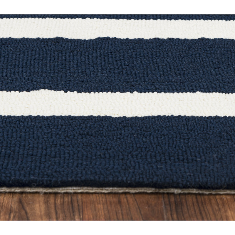 Beachcrest Home Lyndon Hand Tufted Indigo Area Rug Reviews Wayfair