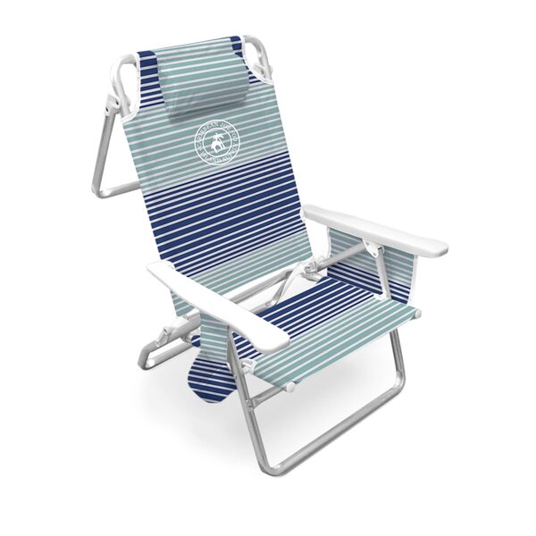 Caribbean Joe Deluxe Beach Chair Reclinable multiple colors 