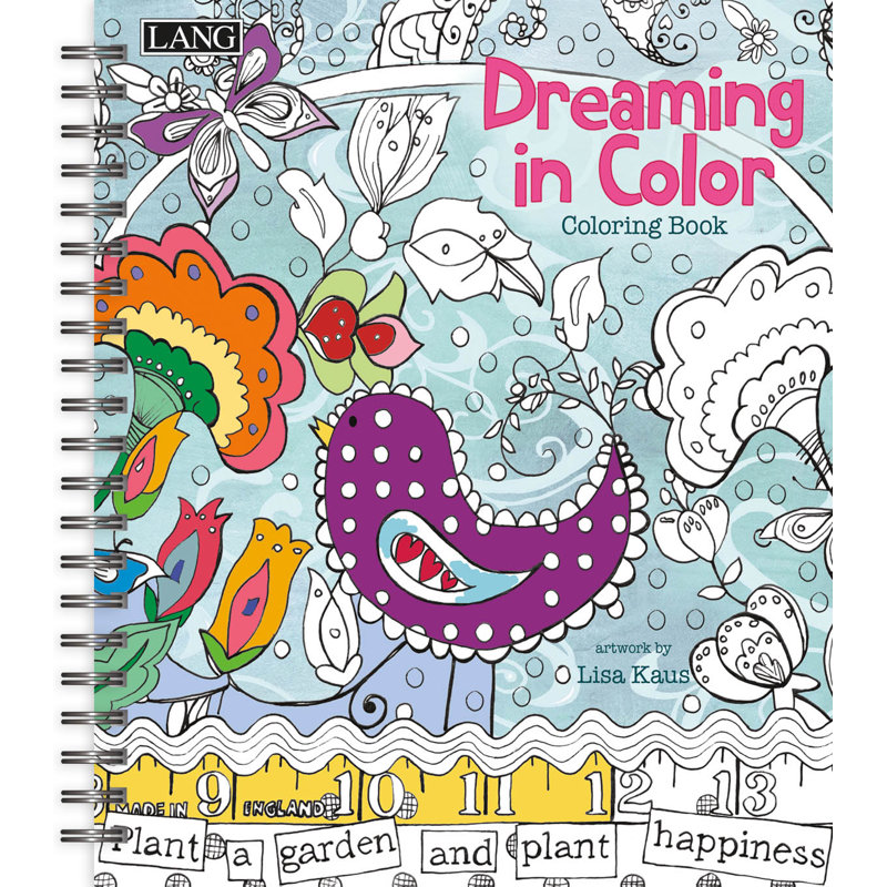 Lang Dreaming In Color Adult Coloring Book Reviews Wayfair