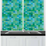 Teal Kitchen Swag Curtains Wayfair Ca