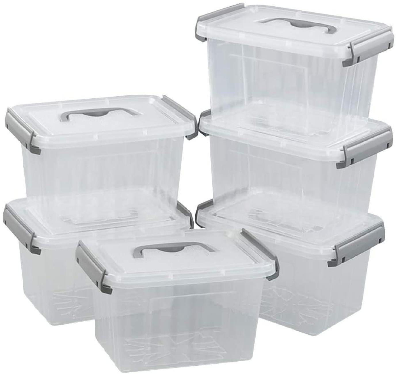 small plastic tote with handle