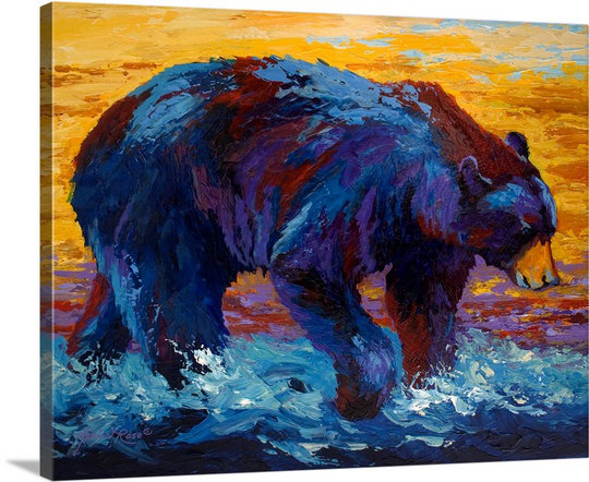 Canvas On Demand River S Edge Ii By Marion Rose Painting Print