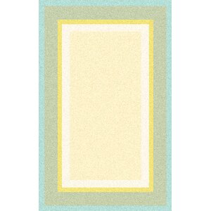 Cherish Hand-Tufted Beige/Blue Area Rug