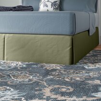 Details about  / Croscill Bed Skirt Queen Size Sage Green Gold