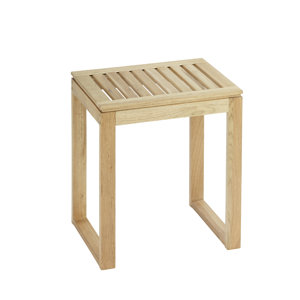 Badezimmerhocker Norway aus Holz von Wenko