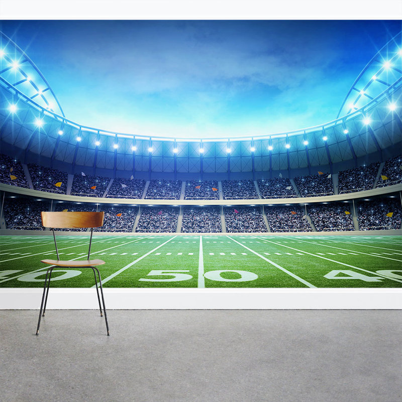 Wallums Wall Decor Under The Lights Football Stadium 8 X 144 3