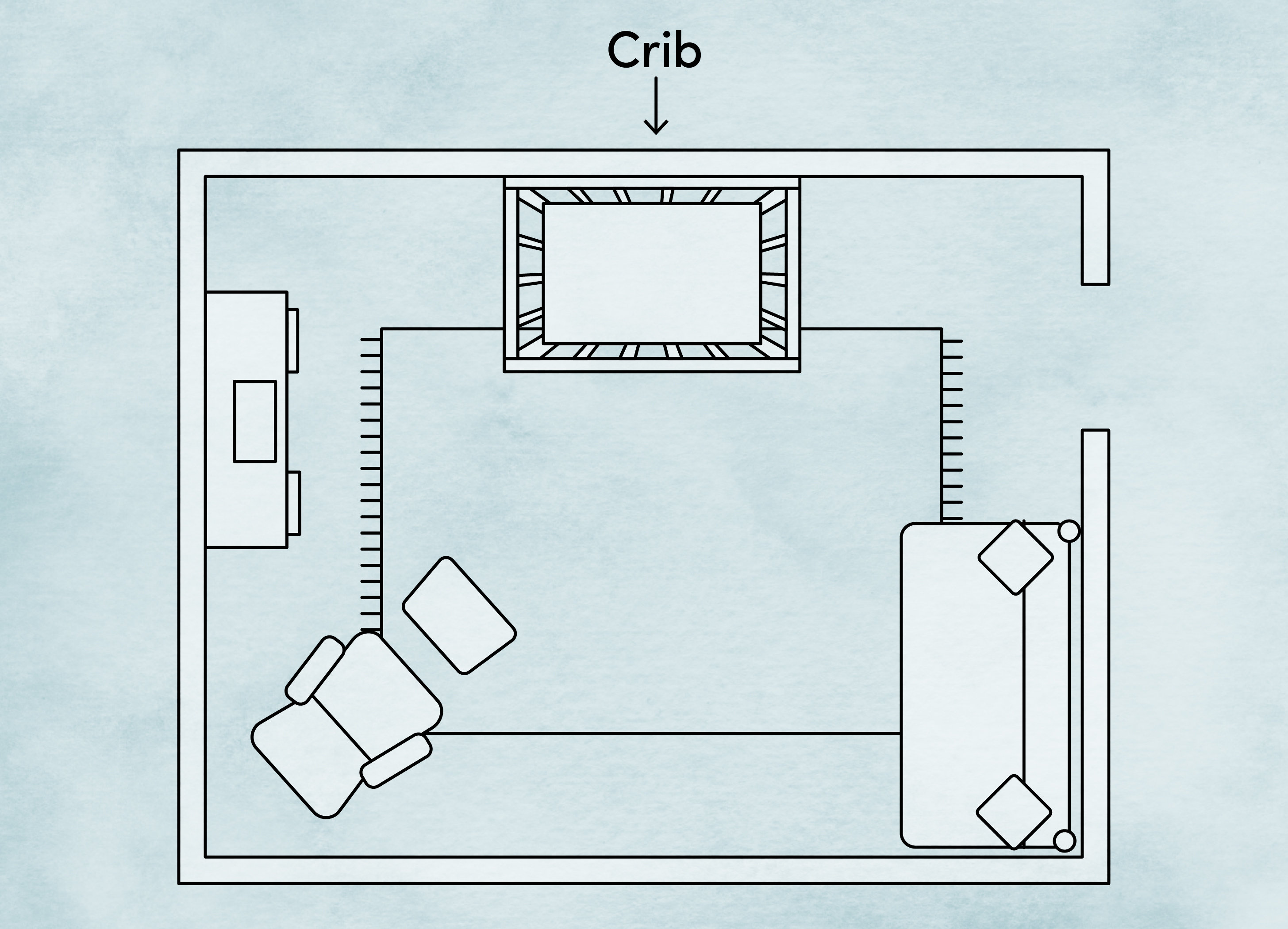 nursery layout ideas