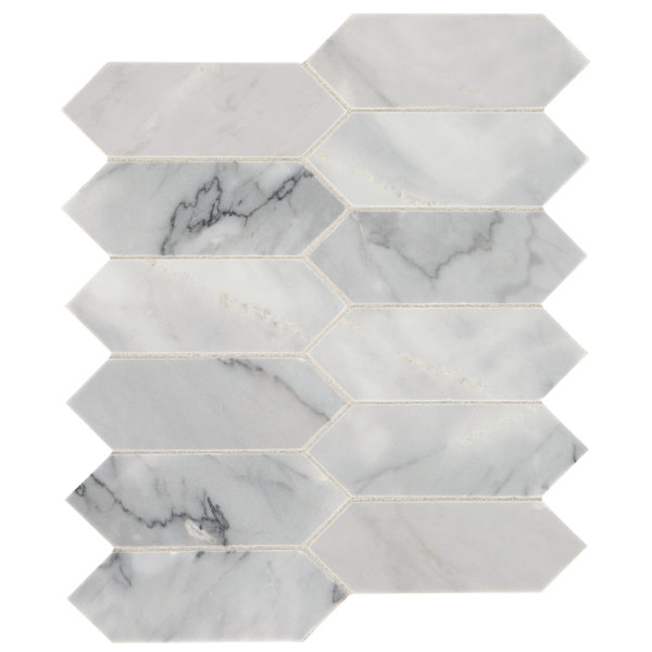 White Marble Backsplash Wayfair
