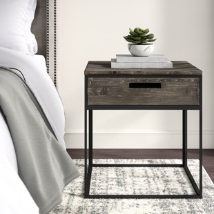 Knotty Pine End Tables Wayfair Bevier End Table With Storage