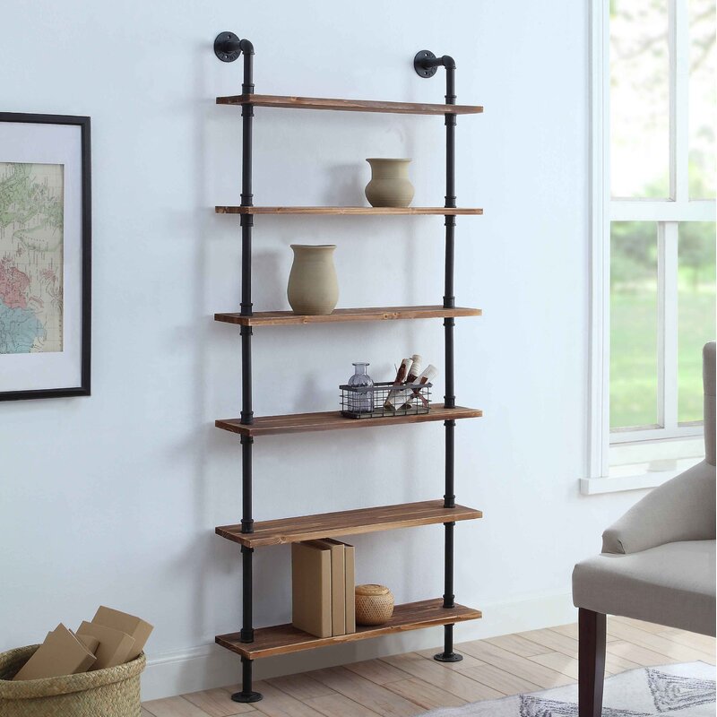 Williston Forge Juan 70 9 H X 29 9 W Industrial Pipe Shelving