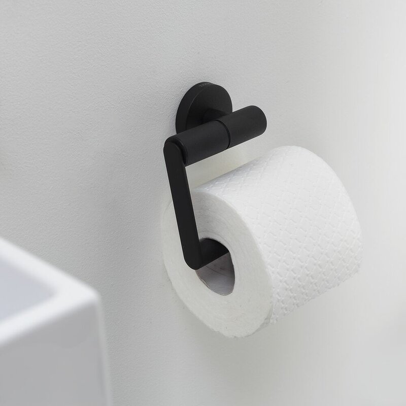 black toilet roll holder uk