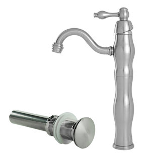 Go to store & view more images Fontaine by Italia Victorian Vessel Single Hole Lever Handle Bathroom Faucet with Drain Assembly