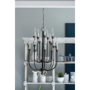 16-Light Candle-Style Chandelier