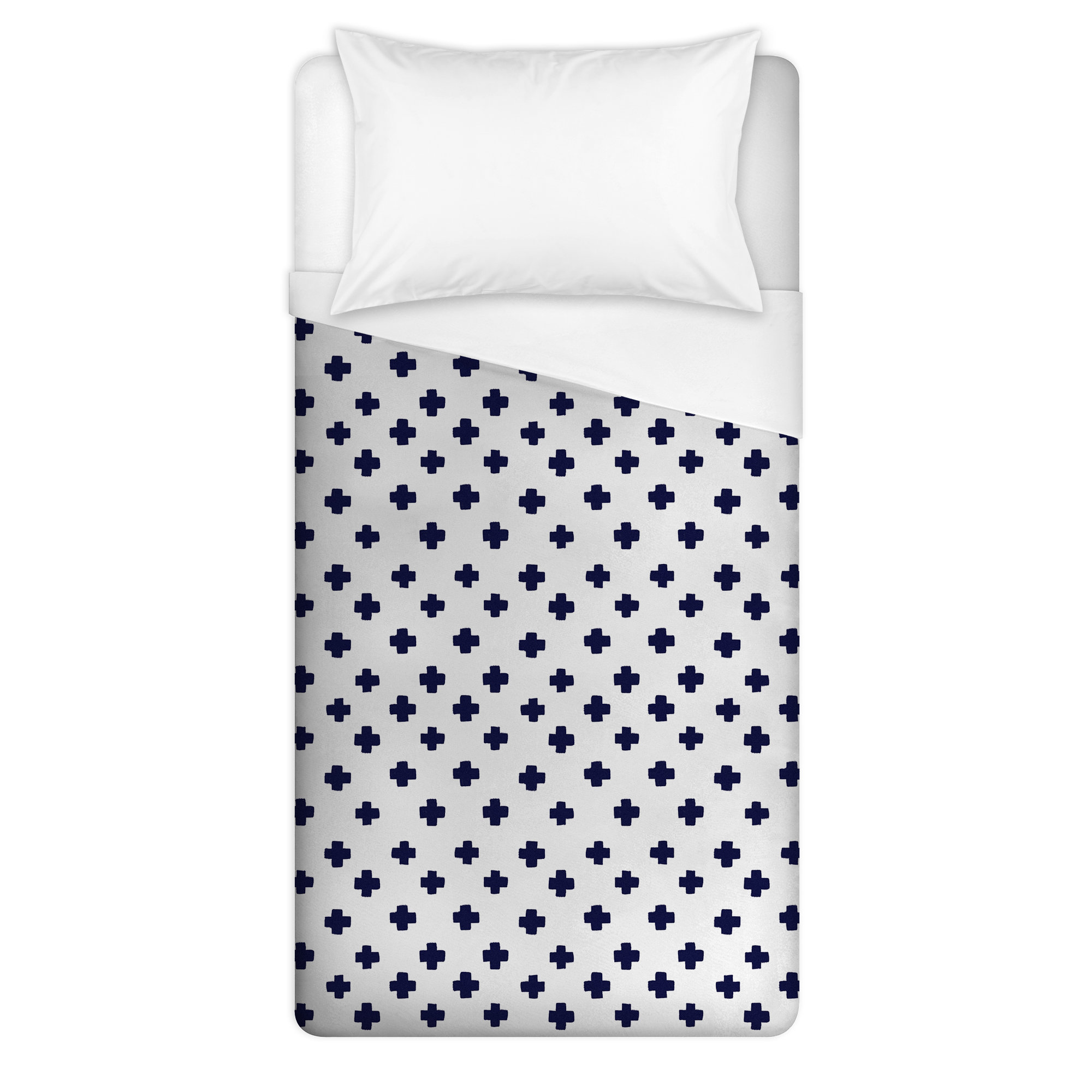 Trule Blanchard Swiss Cross Duvet Cover Wayfair Trule Blanchard Swiss Cross Duvet Cover