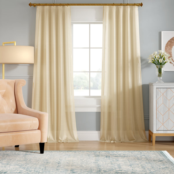 Dupioni Silk Curtains Wayfair Ca