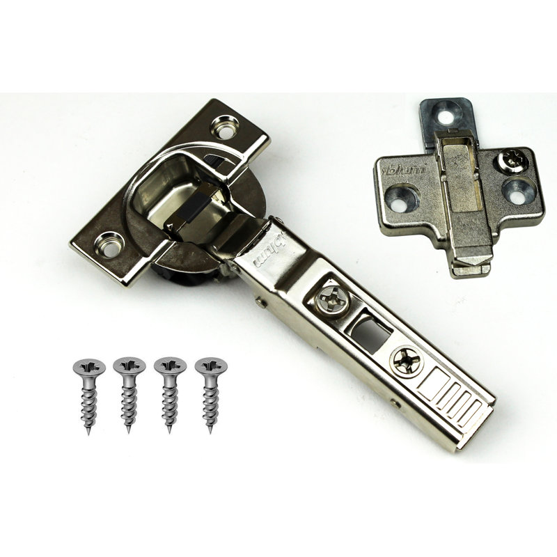Blum 110 Degree Full Overlay Soft Close Frameless Concealed Hinge Wayfair