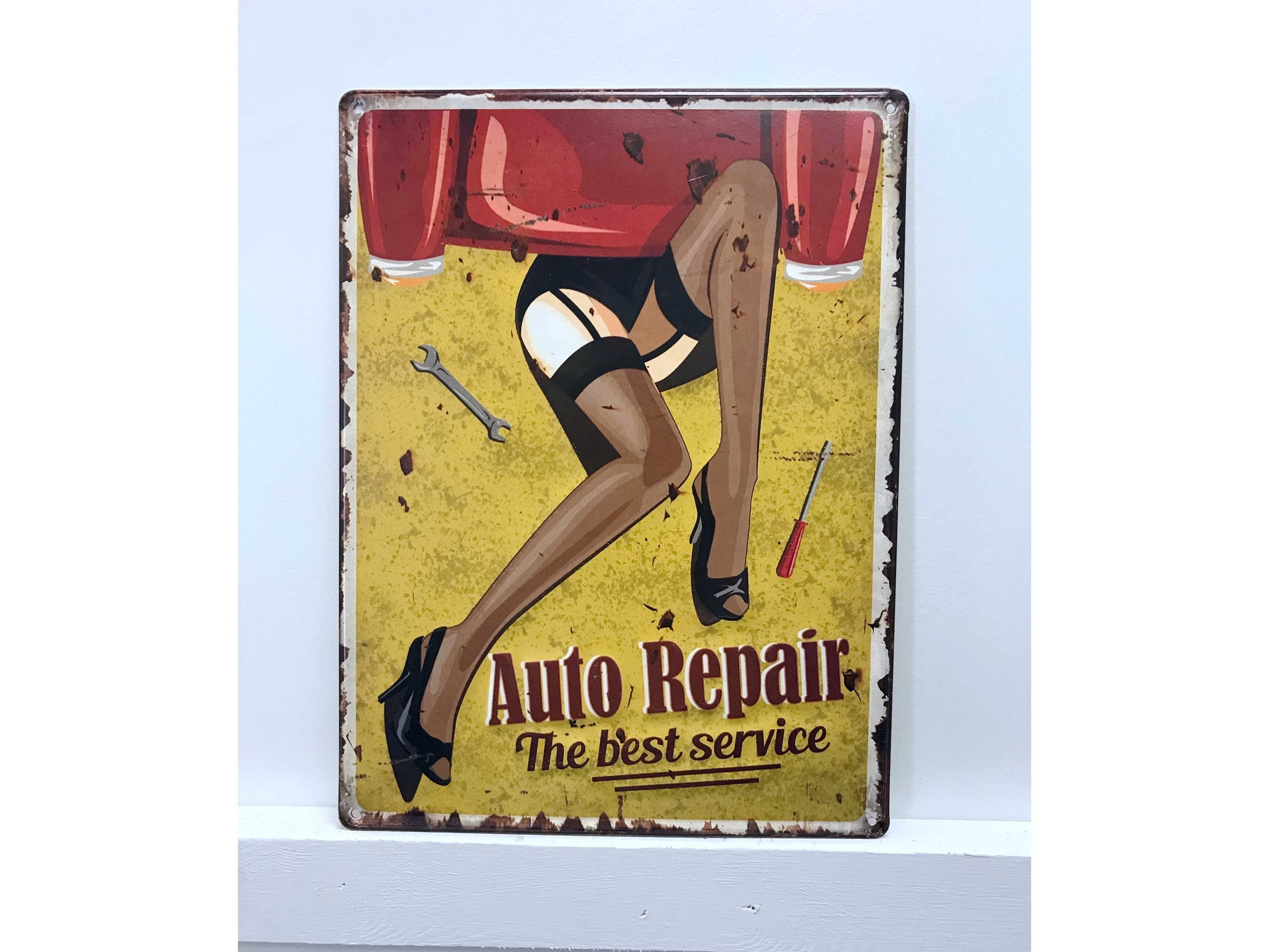 Williston Auto Repair Vintage Metal Wall Décor Wayfair