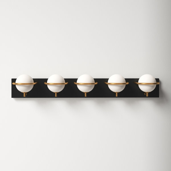 5 light gold vanity light clearance