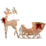 Outdoor Reindeer Decorations You Ll Love In 2020 Wayfair