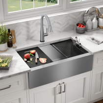Wayfair | Drainboard Kitchen Sinks You'll Love in 2022