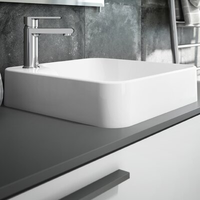 Nerina Stone Rectangular Vessel Bathroom Sink Jacuzzi