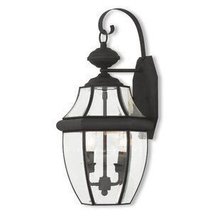 Gustavson 2-Light Outdoor Metal Wall Lantern