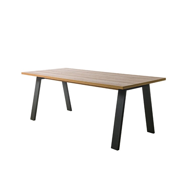 Gracie Oaks Vitruvia 200Cm Iron Dining Table | Wayfair.co.uk