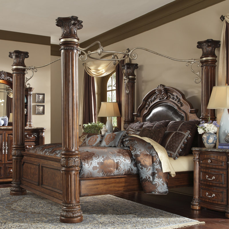 Canapy Beds michael amini monte carlo ii upholstered canopy bed | wayfair Canapy Beds michael amini monte carlo ii upholstered canopy bed | wayfair