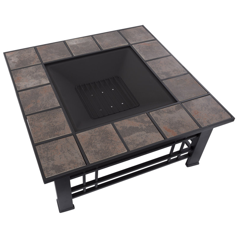 Jamerson Steel Wood Burning Fire Pit Table Reviews Joss Main