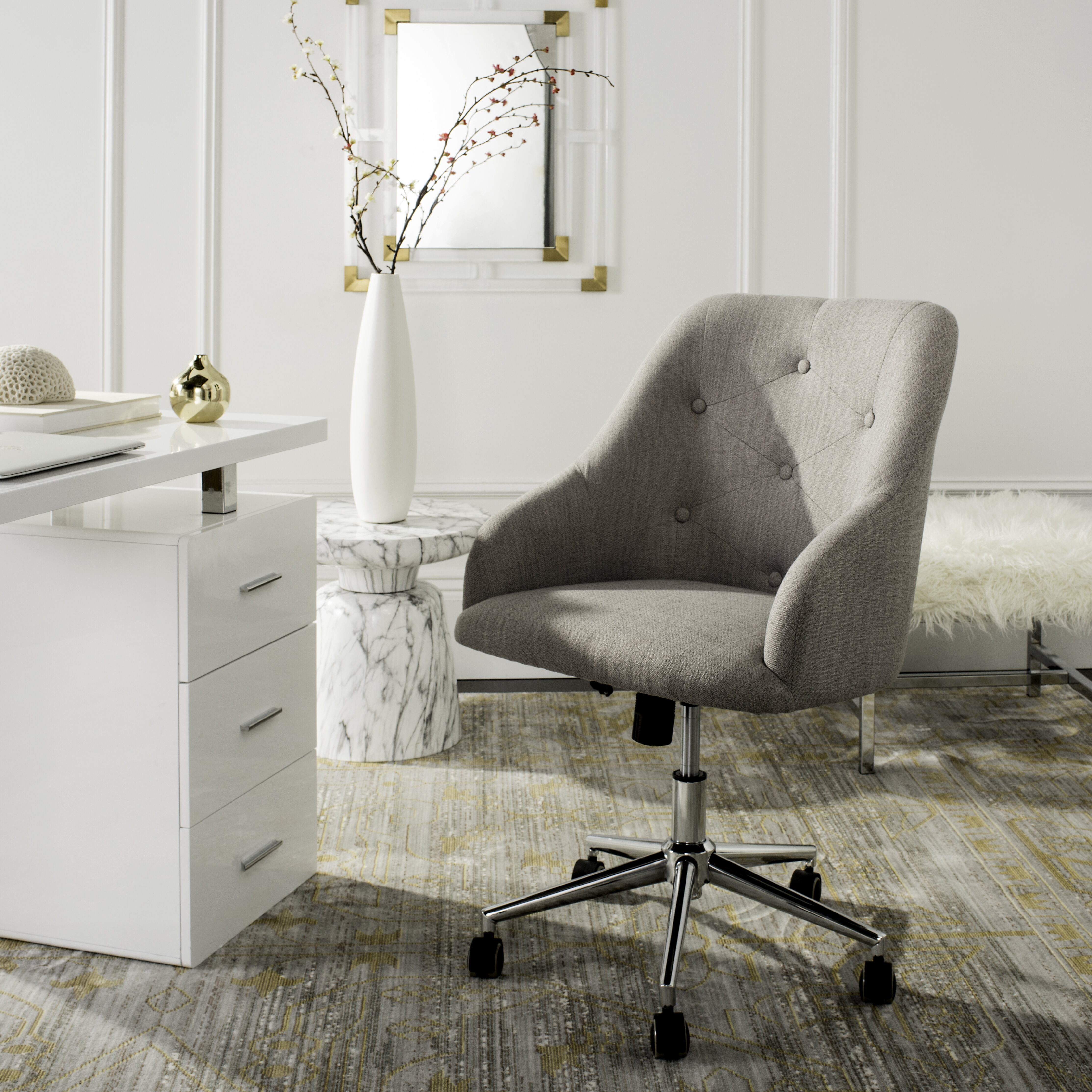 wayfair grey office chair